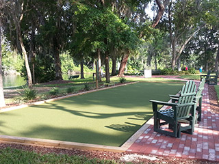 bocce court