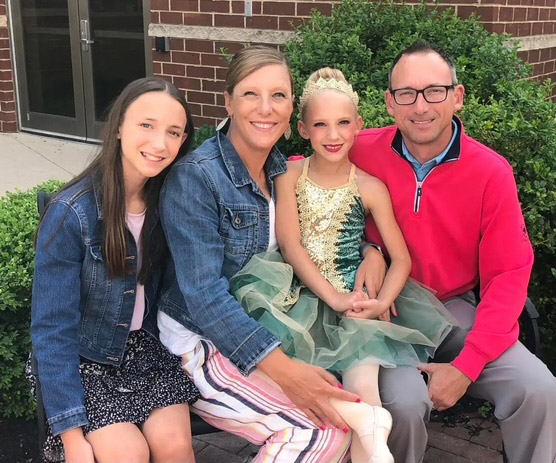 Managing Partner David McLaughlin with wife and two children